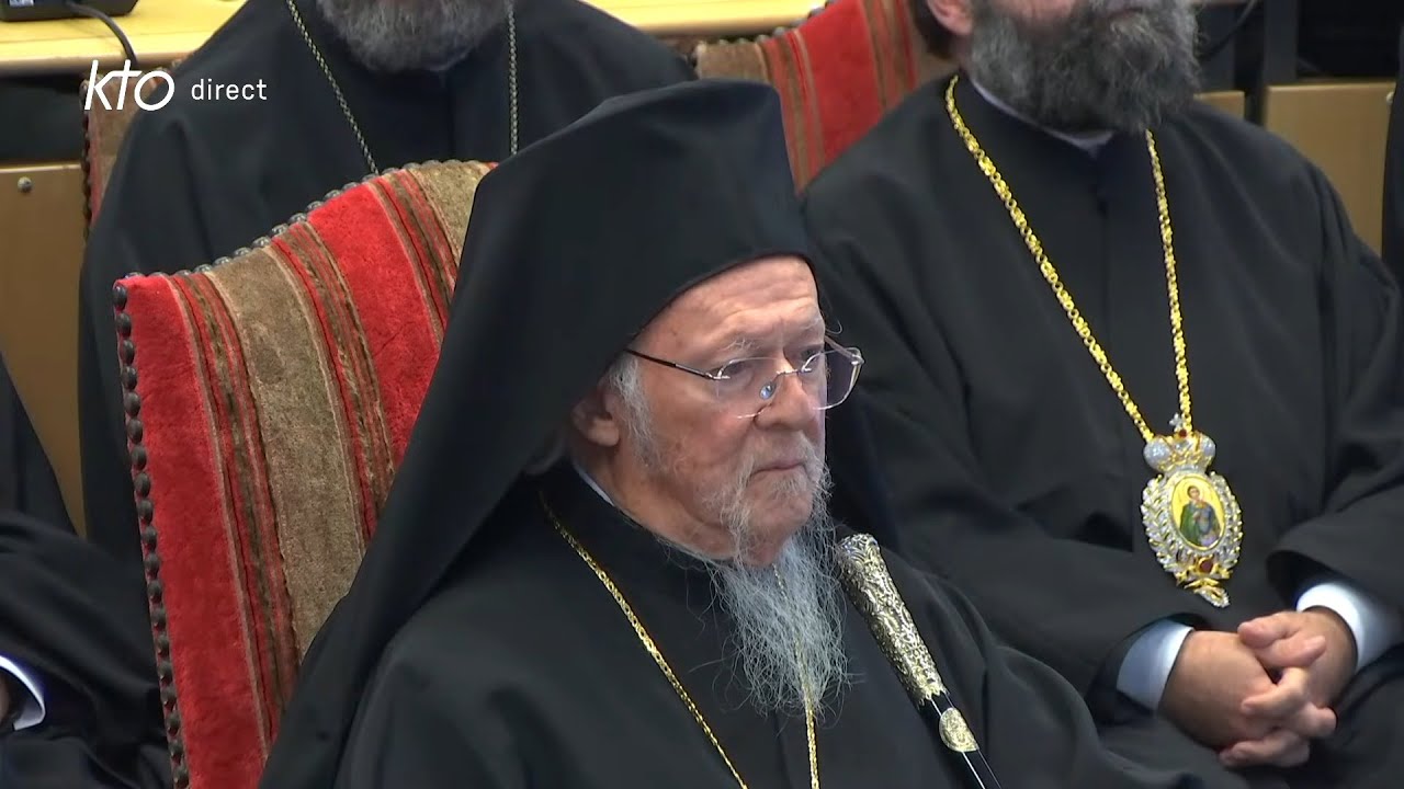 Accueil du Patriarche Bartholomée - Assemblée plénière des évêques de France (novembre 2025)