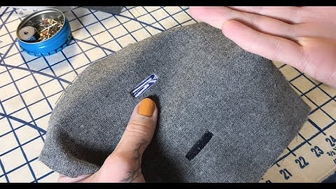 How to Sew Bound Buttonholes - Patch Method