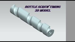 Nx Siemens Bottle Screw Timing Design |  NX Siemens Cad Cam Tutorial