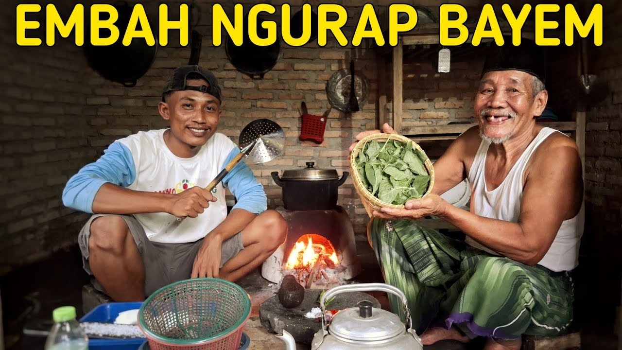 CUMA URAP BAYEM YANG DI MASAK MBAH SUROJO SAAT HUJAN