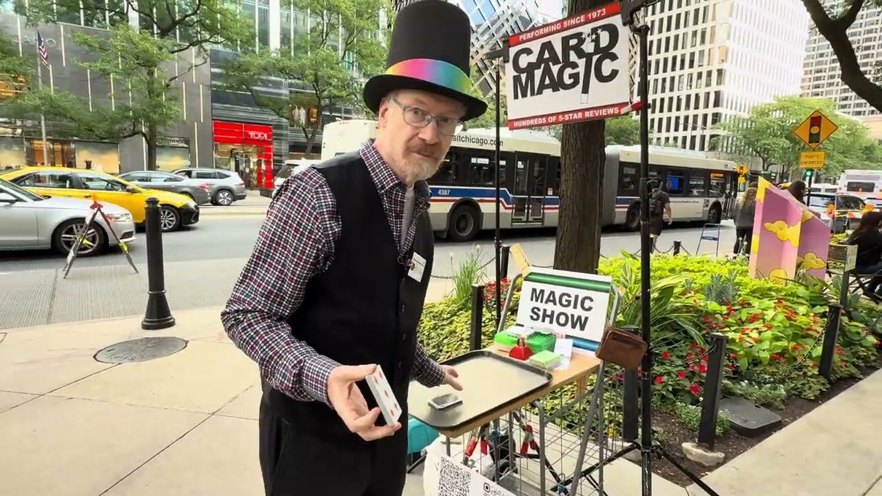 Approaching street performer magician card trick full interaction hw did he do it can you figure out