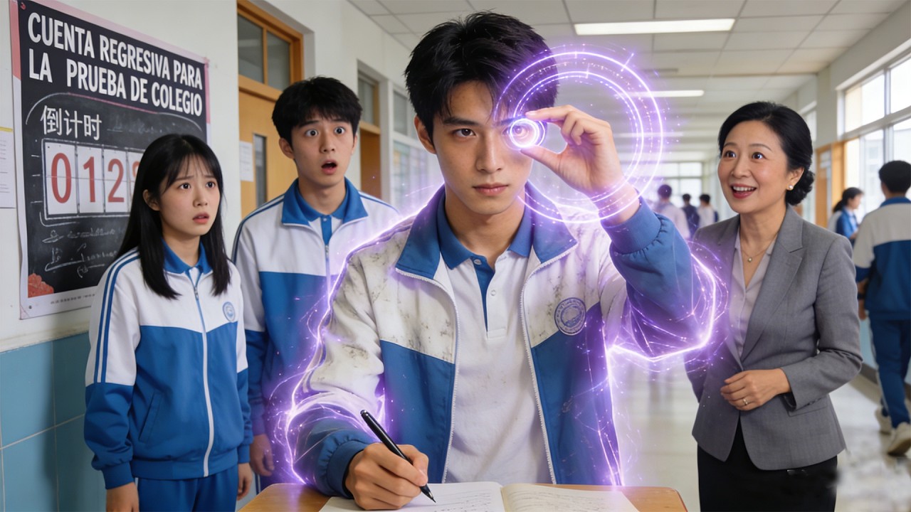 Un joven pobre con malas notas recibe el favor de un dios, supera a todos y cambia su vida