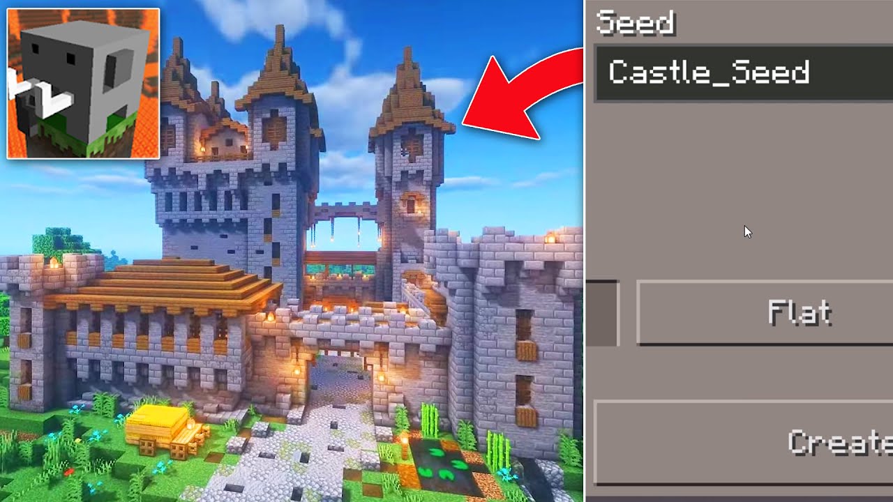 NEW! BEST CASTLE SEED in Craftsman : Building Craft