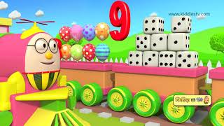 Learn numbers with Humpty the train | हम्प्टी ट्रेन के साथ गिनती सीखें | Hindi Ginti 1 to 10