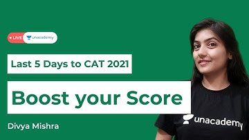 Last-minute tips to boost score in for CAT 2021 | Complete VARC Revision Crash Course | Divya Mishra