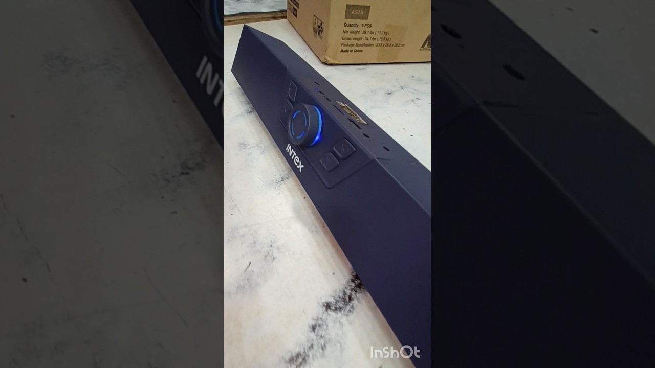 Intex Beast Battery wireless Speaker Bluetooth Battery Soundbar 24w