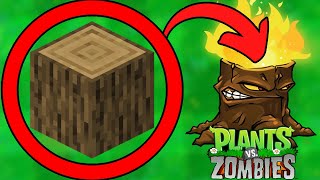 Beating Minecraft Using ONLY PvZ References