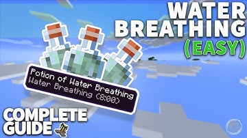 How to make an Water Breathing Potion | Easy Minecraft Guide 1.21 (2025)
