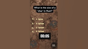 Rust Riddle: What is the size of a 