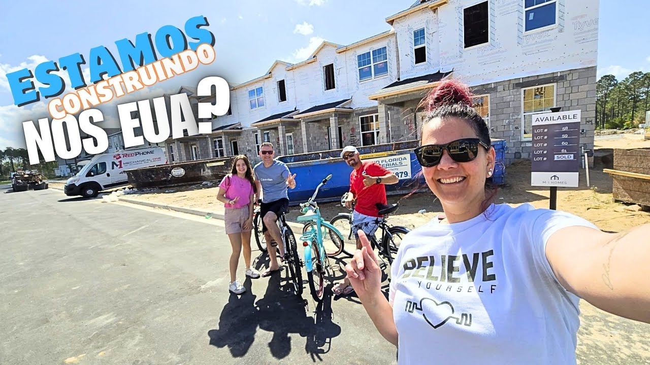 Construções de Casas nos EUA 🏡 + 🚴‍♂️ Passeio de Bicicleta com os Amigos!