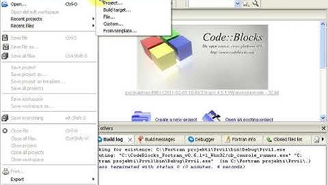 Code::Blocks Fortran