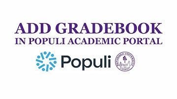 For RU Instructors 04: Add Gradebook in Populi Academic Portal