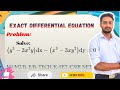 Exact Differential Equation |Solve (y³ − 3x²y)dx − (x³ − 3xy²)dy = 0 | VTU M1/M2