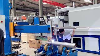 cross structure hot wire TIG automatic cladding machine