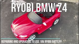 Ryobi BMW Z4 18V Battery Conversion