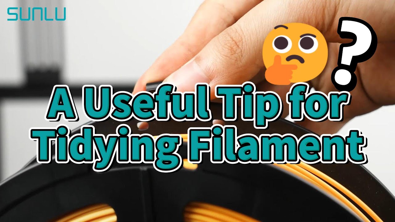A Useful Tip for Tidying 3D Printing Filaments that You must know! #3d #3dprinting #sunlu #diy