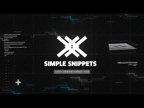 (2D + 3D) Hi-Tech YouTube Intro - Simple Snippets