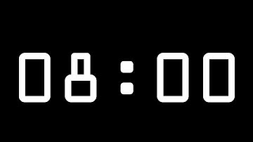 8 Minute Timer with Alarm (Count Up Stopwatch)