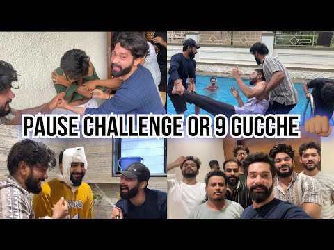 Jaan Bach Gayi Pause Challenge Mein |  Villa Extreme Game | Pool Fun | Fokats | Abresh & Zeeshan