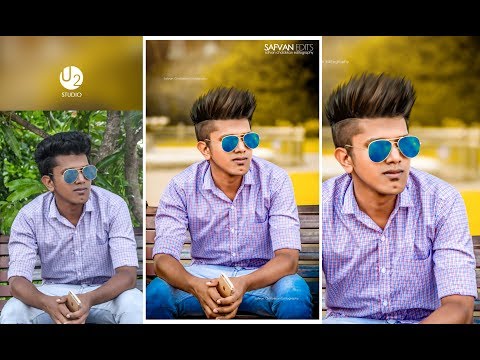 photo editing in photoshop l how to change hair style and background