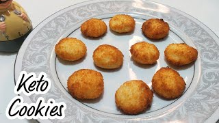 3 INGREDIENT KETO COCONUT COOKIES @DaalPaniRecipes 3 Ingredient Keto Coconut Cookies