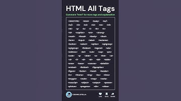 full stack web development and #and  coding with html all tag one shots video @etc