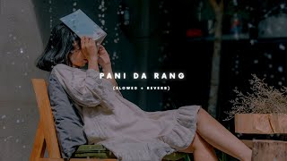 Pani Da Rang - (Slowed + Reverb) | Vicky Donor | Ayushmann Khurrana | THE SOLITARY MUSICA