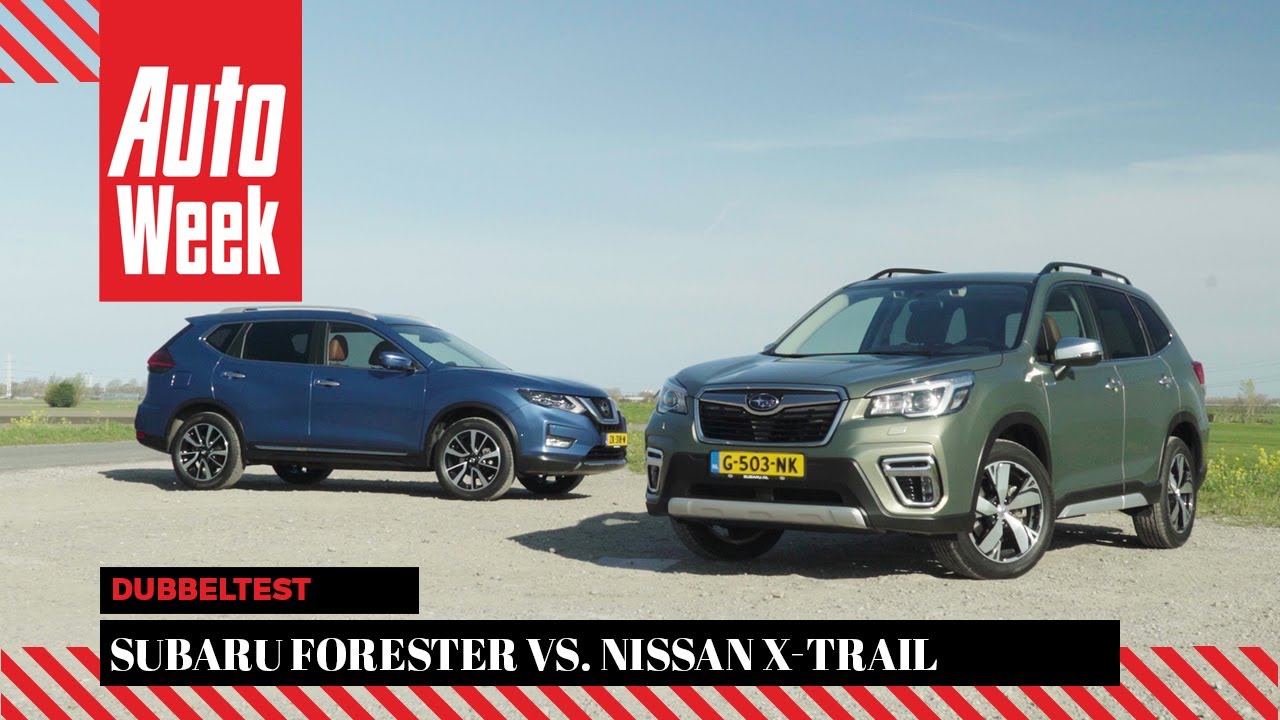 Subaru Forester vs. Nissan XTrail AutoWeek Dubbeltest