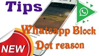 whatsapp Block dot-Hang Trick | Whatsapp trick | Android tamizha screenshot 3