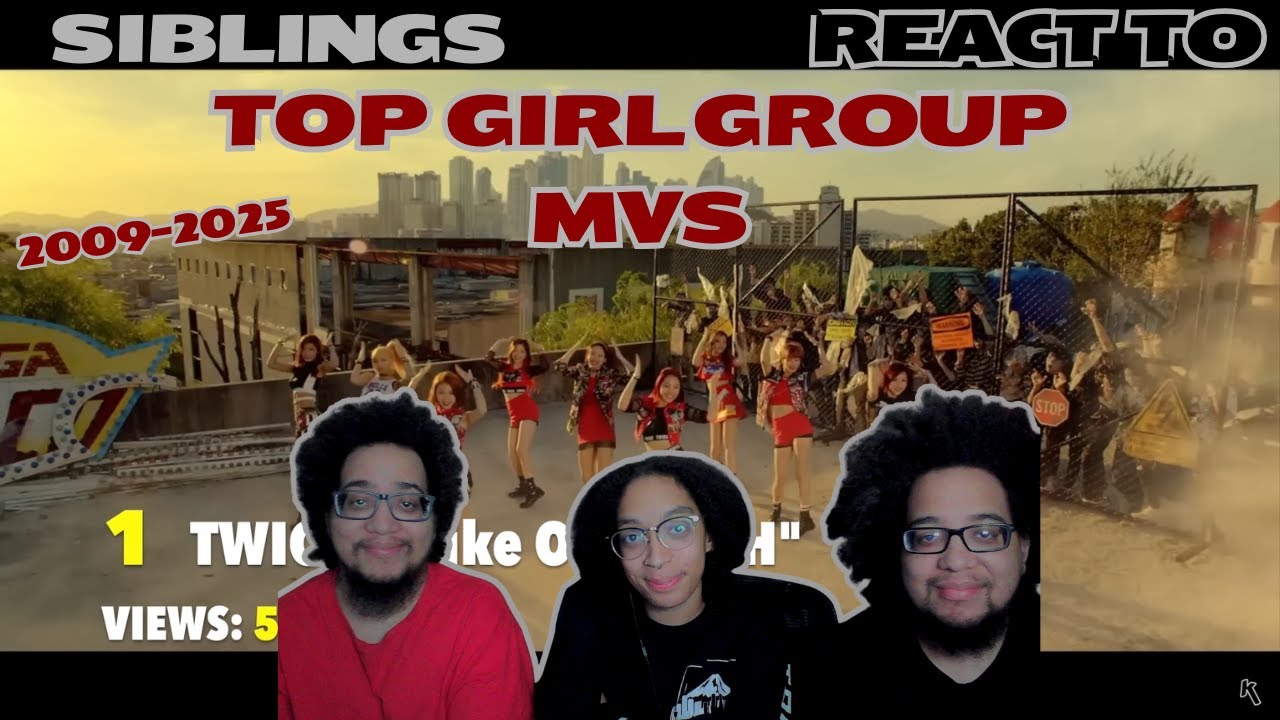 Siblings React to the Top Viewed Kpop Girl Group MVS