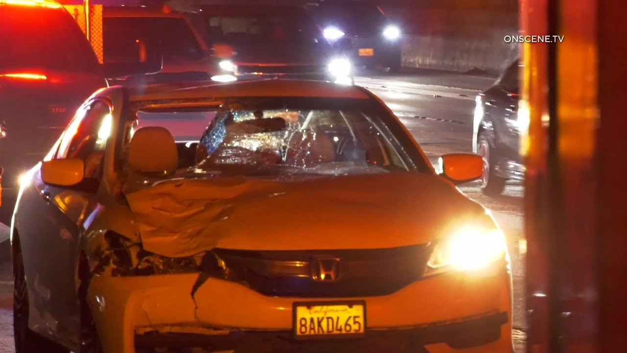 Man Dead After Falling Onto Car On The Freeway - YouTube