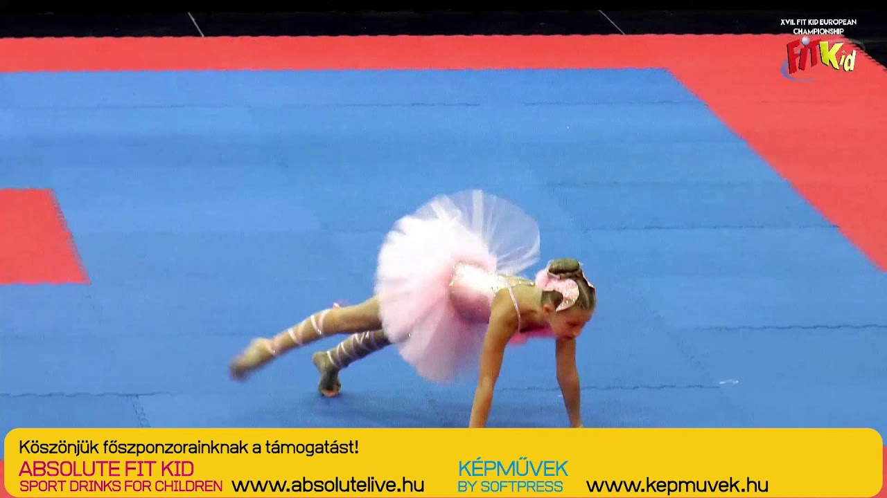 XVII. Fit Kid European Championships Individual finalist Gyapjas Lizett from Hungary
