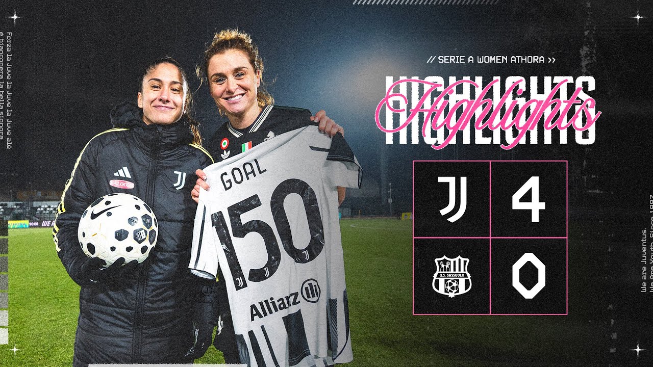 Juventus Women 4-0 Sassuolo | HIGHLIGHTS Serie A Women