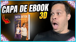 Como Criar Capa de EBOOK 3D Com IA [ Grátis e Profissional ]