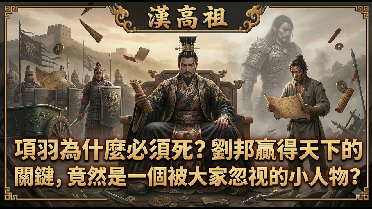 項羽為什麼必須死？劉邦贏得天下的關鍵，竟然是一個被大家忽視的小人物？