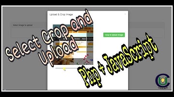 Crop and Upload Images | Select Image Template | PHP Image Upload | Resize Images | Realtime Upload