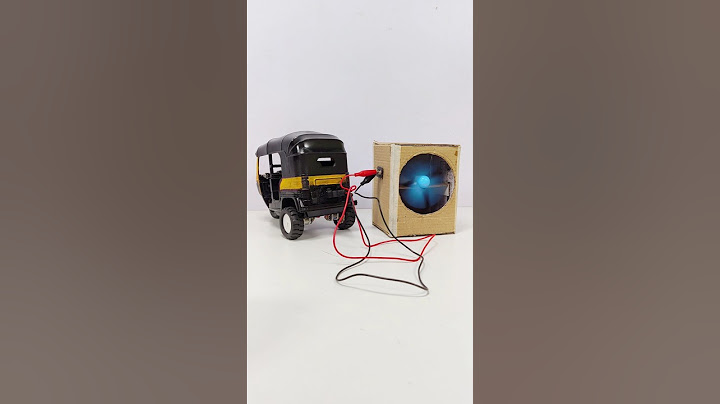 DC Motor Fan powered by Auto Rickshaw / Making fan with DC motor / Fan Without capacitor / DC Motor