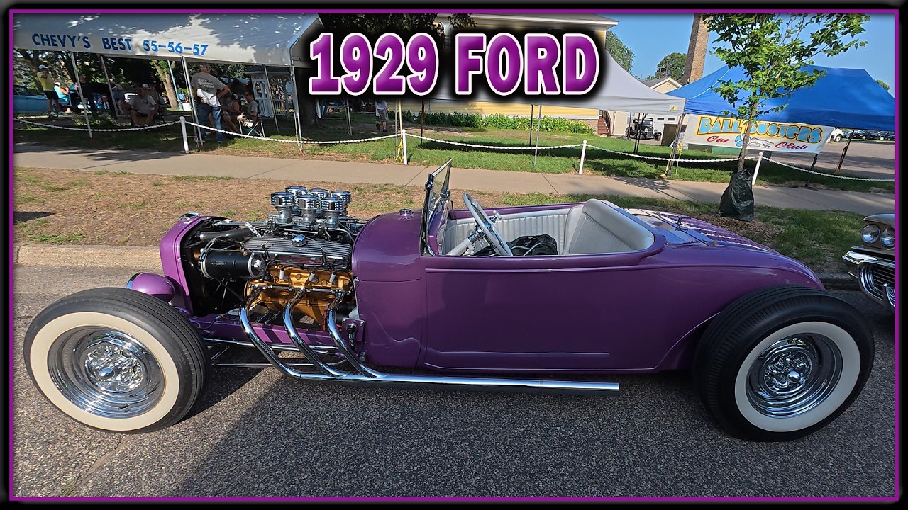 1929 Ford at the 2025 MSRA Back to the 50s Weekend Car Show - YouTube