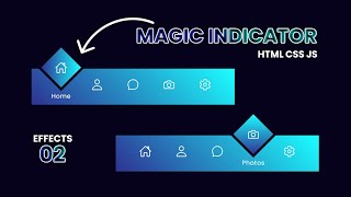 Magic Navigation Menu Indicator using HTML CSS and Java... | Doovi
