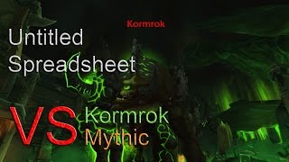 Untitled Spreadsheet vs. Kormrok Mythic