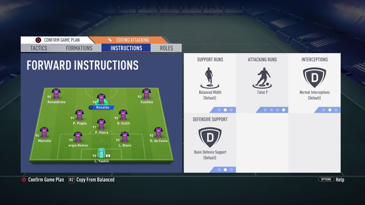 FIFA 19 - Fabulous win on Division Rivals with 4-3-3(5) False 9 Formation