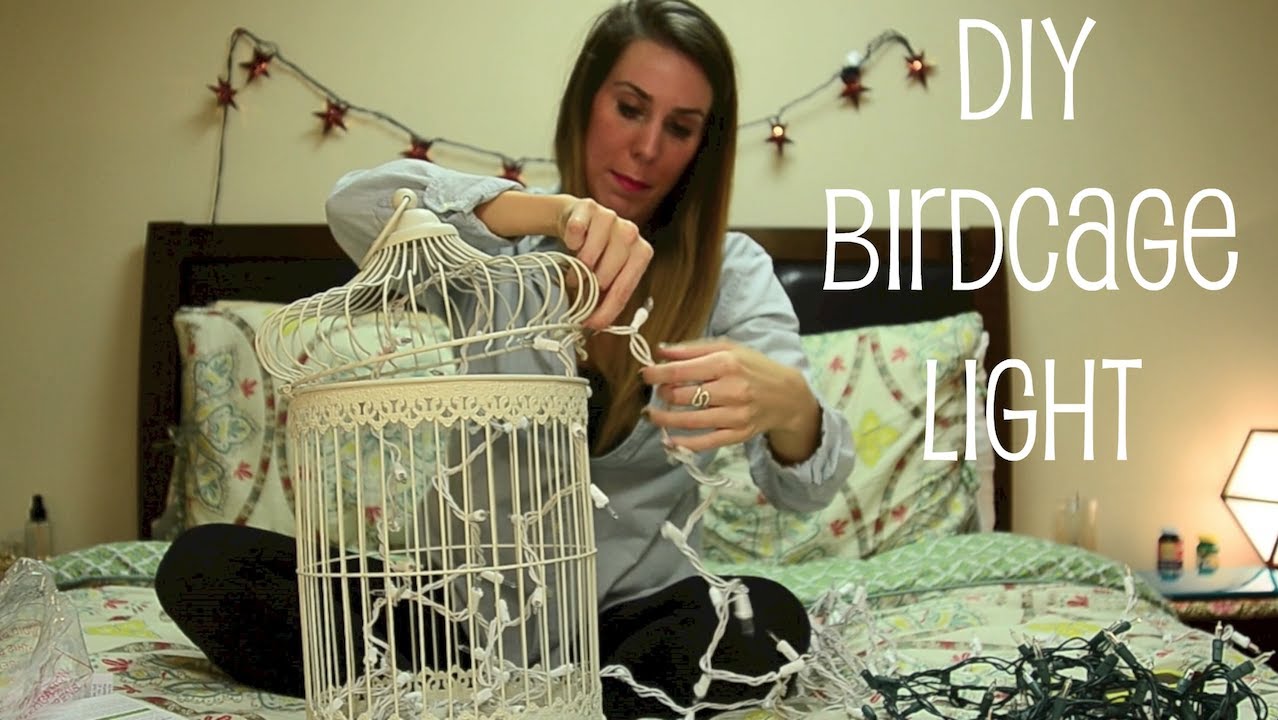 BIRDCAGE LIGHT DECOR - YouTube