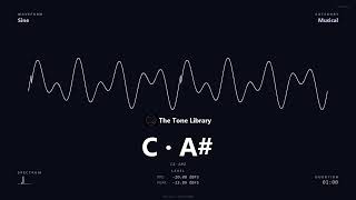 Minor 7th Interval — C4 & A#4 (Ear-Training Reference, Sine)
