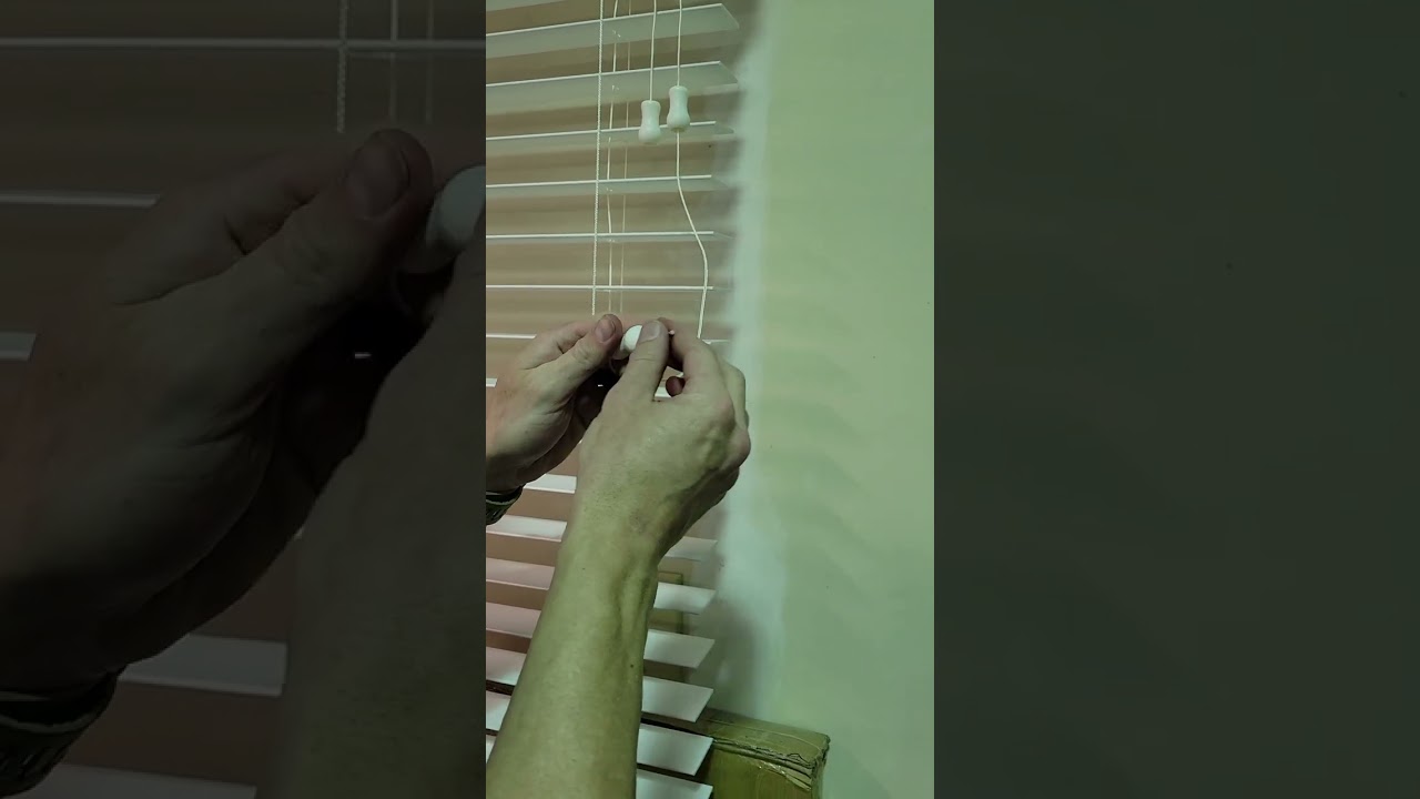 how to add cording to blind to make cords longer