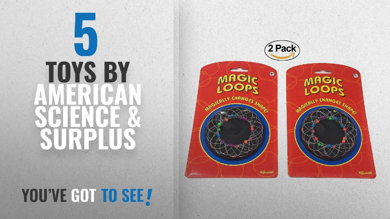 Top 10 American Science & Surplus Toys [2018]: American Science and Surplus Magic Loops (2-Pack)