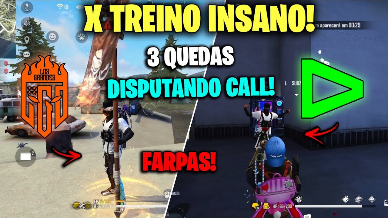 LOS GRANDES VS LOUD  DISPUTA DE CALL INSANA! ROLOU FARPAS - CLIPS FF