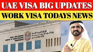 Uae Visa Big Update 12Th Feb 2026 Dubai Work Visa Latest Update Uae Visit Visa News