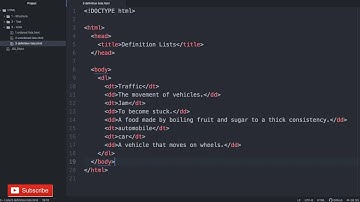 Definition Lists in Practice | Topic 56 | Learn HTML5 In Hindi-Urdu