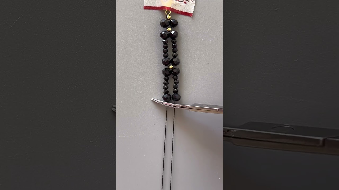 Elegant Black & Gold Bracelet ✨ | Beads Jewelry Making