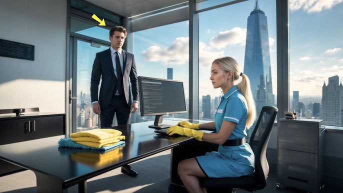 Caught His Maid Secretly Using His Computer—The CEO was Angry, But the  lines of code left him Froze…